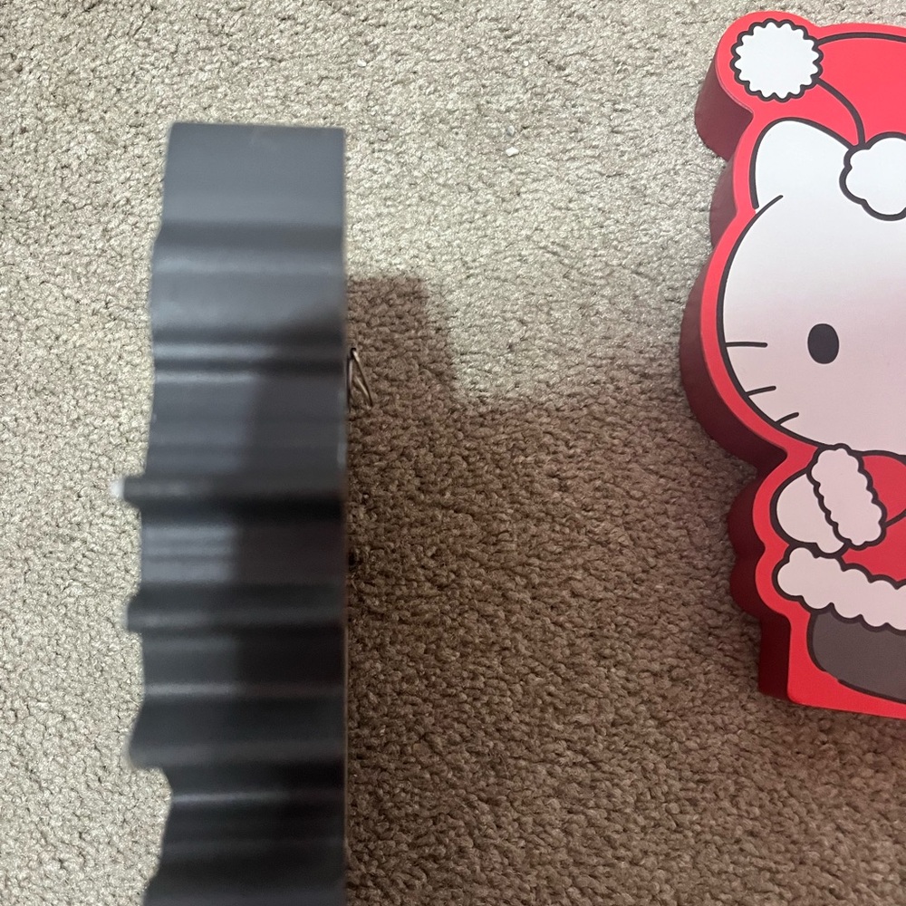 2 hello kitty wood figures Santa and skeleton Sanrio - Picture 4 of 5